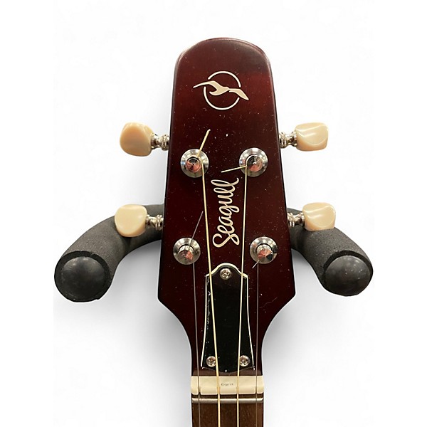 Used Seagull Uke Steel SG Burst EQ Sunburst Ukulele