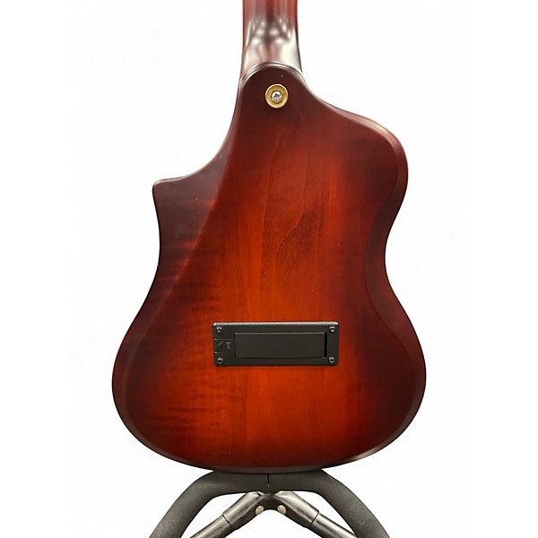 Used Seagull Uke Steel SG Burst EQ Sunburst Ukulele