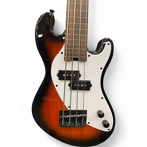 Used Kala UBASS-SB-TB-FL Tobacco Sunburst Electric Bass Guitar