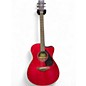 Used Yamaha FSX800C Candy Apple Red Acoustic Electric Guitar thumbnail
