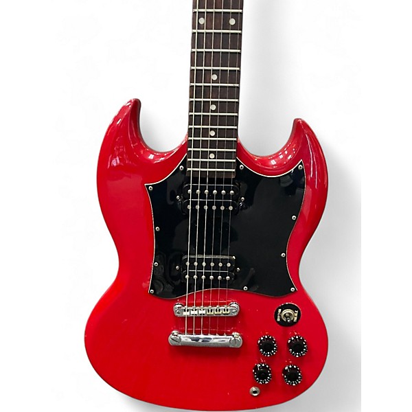 Used Epiphone SG Candy Apple Red Solid Body Electric Guitar