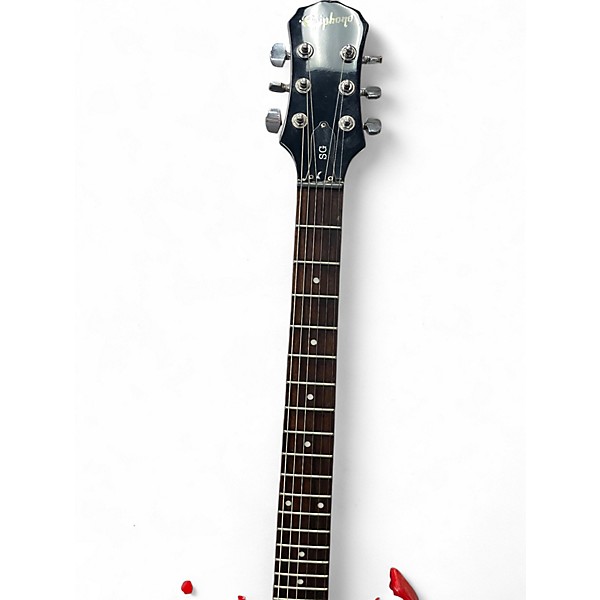 Used Epiphone SG Candy Apple Red Solid Body Electric Guitar