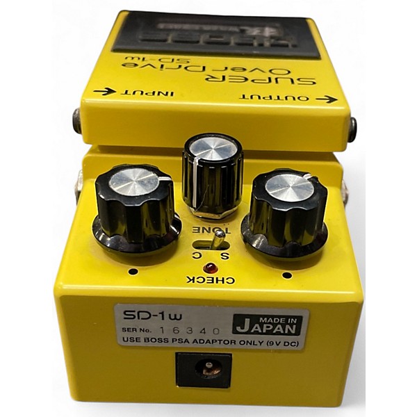 Used BOSS SD1W Super Overdrive Waza Craft Effect Pedal