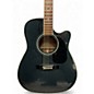 Used Takamine EG334BC Black Acoustic Electric Guitar