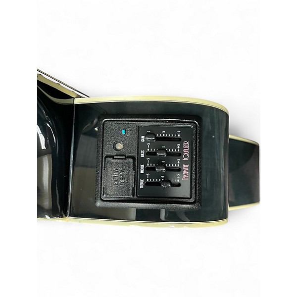 Used Takamine EG334BC Black Acoustic Electric Guitar