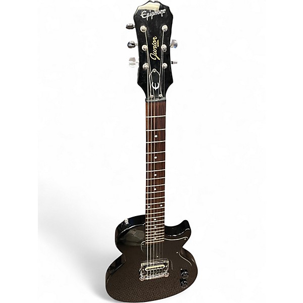 Used Epiphone Les Paul Junior Black Solid Body Electric Guitar
