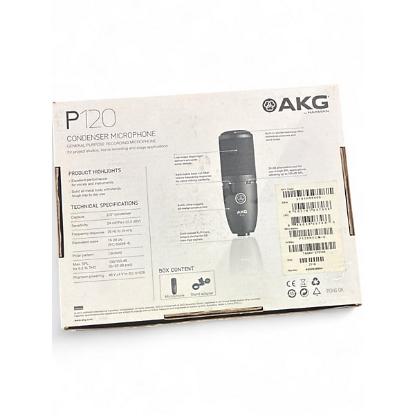 Used AKG P120 Project Studio Condenser Microphone