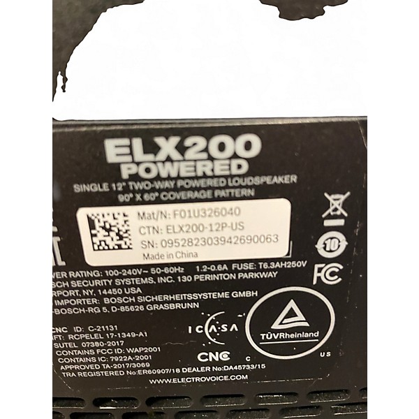 Used Electro-Voice ELX20012P Powered Speaker