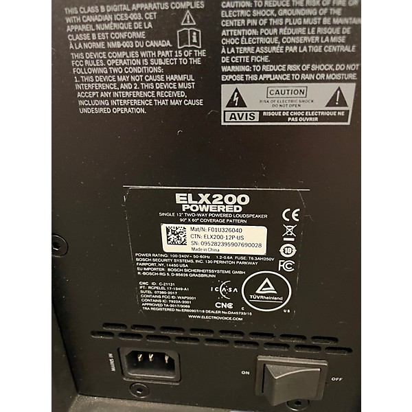Used Electro-Voice ELX20012P Powered Speaker