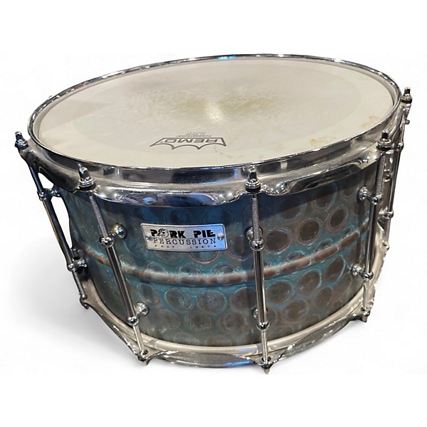 Used 2017 Pork Pie USA 14in CUSTOM PATINA BRASS  PATINA BRASS Drum