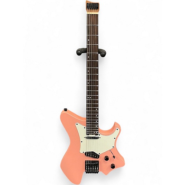 Used Eart GW2TP-SE Shell Pink Solid Body Electric Guitar