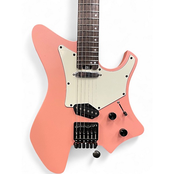 Used Eart GW2TP-SE Shell Pink Solid Body Electric Guitar