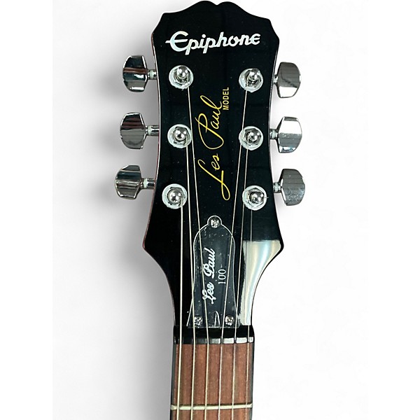 Used Epiphone Les Paul 100 Bolt On 2 Tone Sunburst Solid Body Electric Guitar