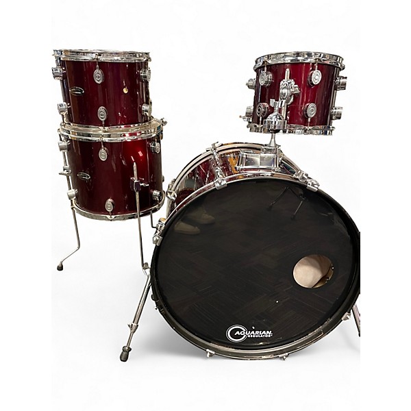 Used PDP by DW 4 Piece CX Series Wine Red Drum Kit