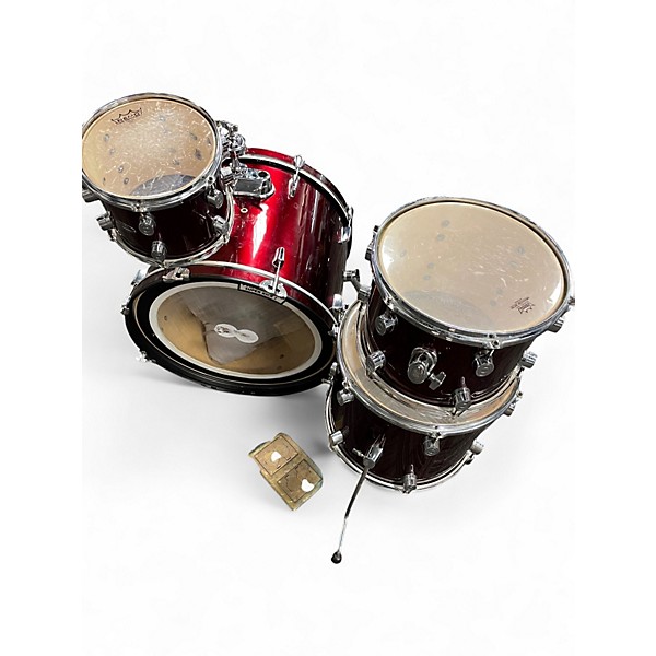 Used PDP by DW 4 Piece CX Series Wine Red Drum Kit