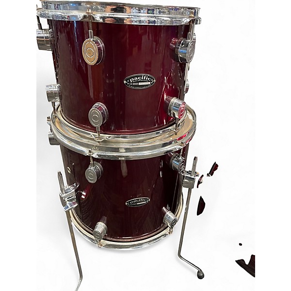 Used PDP by DW 4 Piece CX Series Wine Red Drum Kit