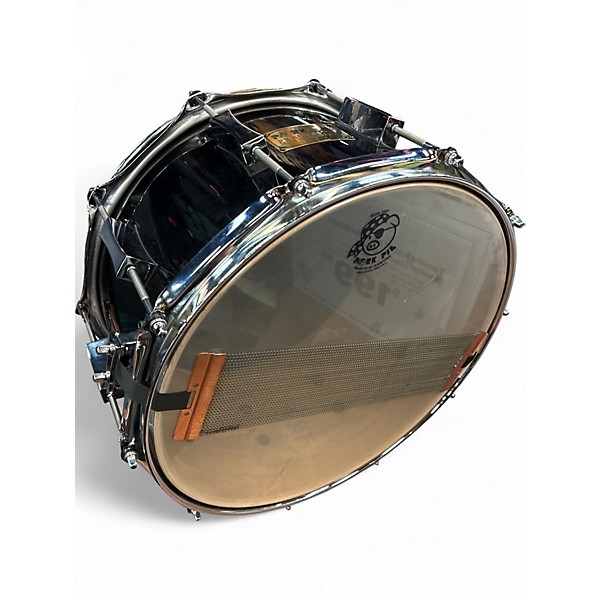 Used Pork Pie 8X14 Maple Oak Snare Black Drum