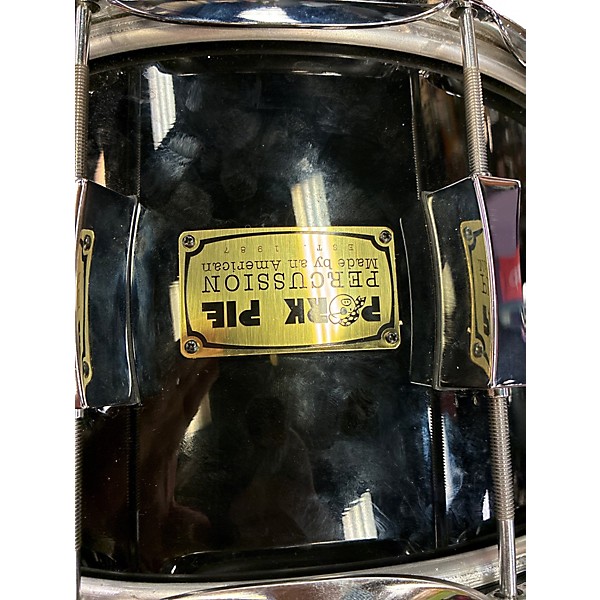 Used Pork Pie 8X14 Maple Oak Snare Black Drum