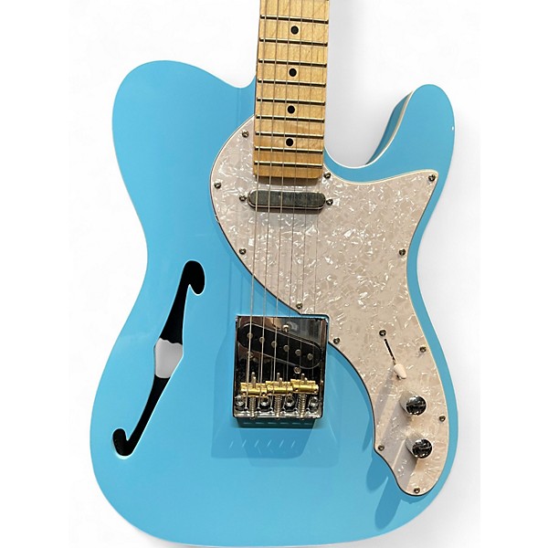Used Firefly Pure Series FFTH Sky Blue Hollow Body Electric Guitar