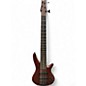 Used Ibanez SR506 6 String Natural Electric Bass Guitar thumbnail