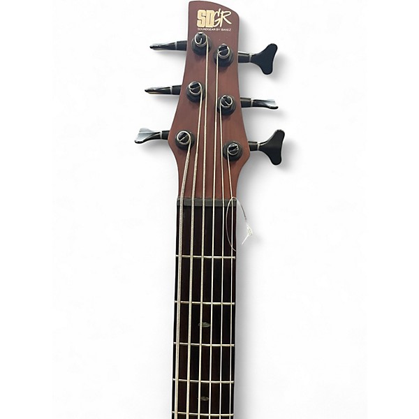 Used Ibanez SR506 6 String Natural Electric Bass Guitar