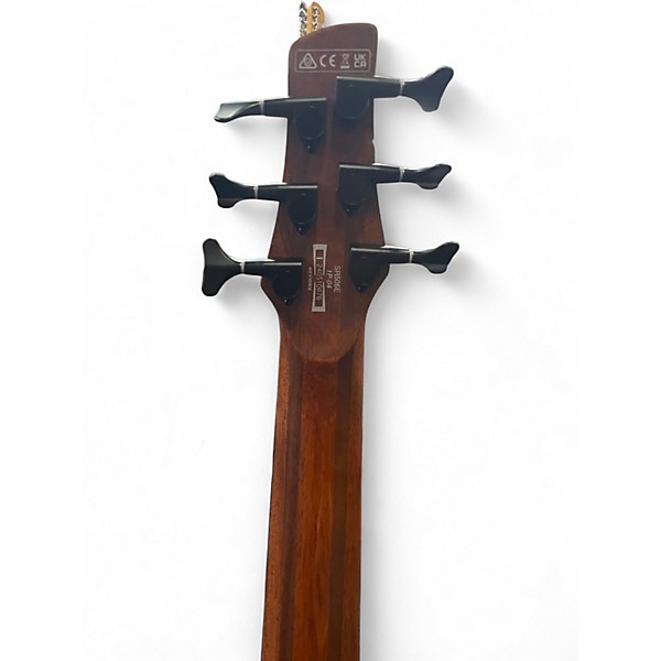 Used Ibanez SR506 6 String Natural Electric Bass Guitar