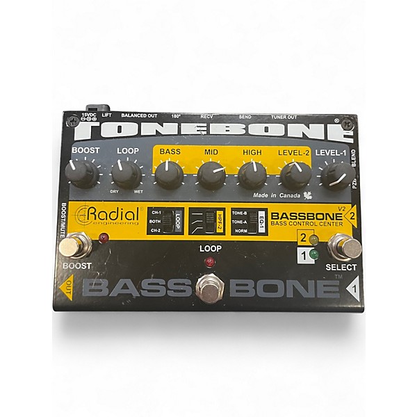 Used Radial Engineering Bassbone Bass Pre DI Bass Effect Pedal