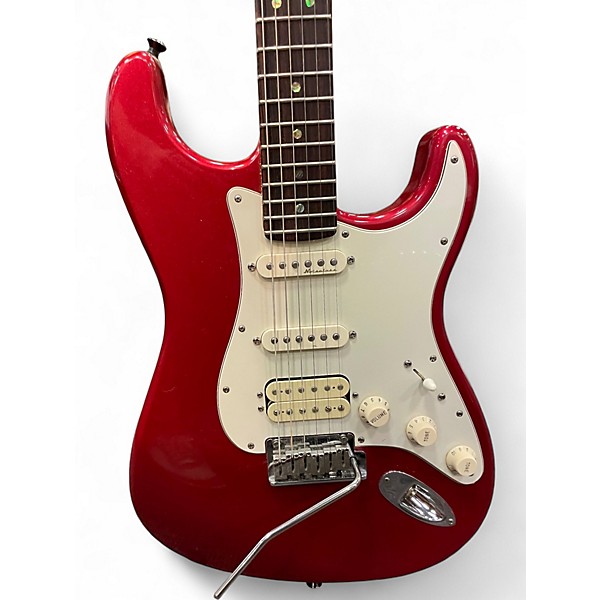 Used Fender American Deluxe Fat Stratocaster REFIN METALLIC RED Solid Body Electric Guitar