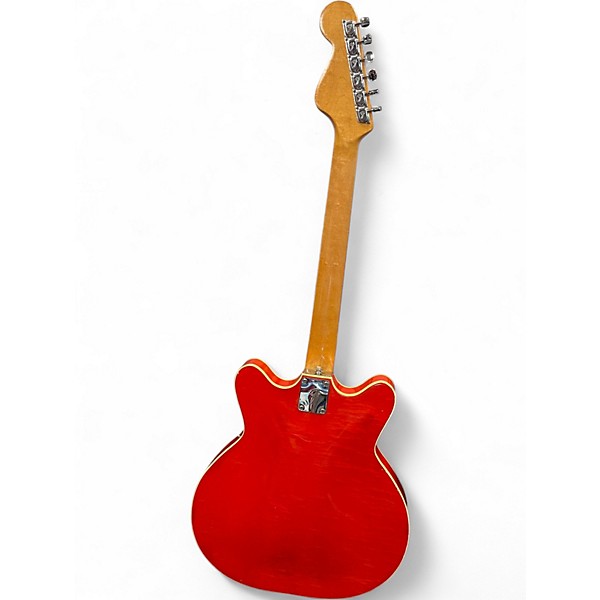 Vintage 1967 Fender Coronado Orange Hollow Body Electric Guitar