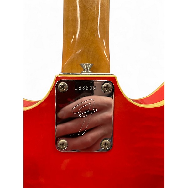 Vintage 1967 Fender Coronado Orange Hollow Body Electric Guitar