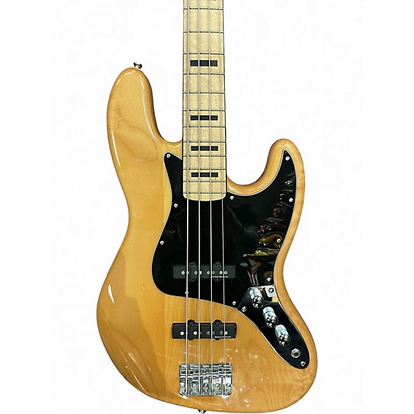 Used Squier Vintage Modified 70S Jazz Bass NATURAL Electric Bass Guitar