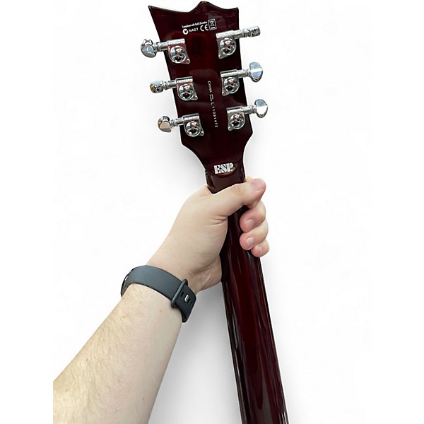 Used ESP LTD EC401VF RED Solid Body Electric Guitar