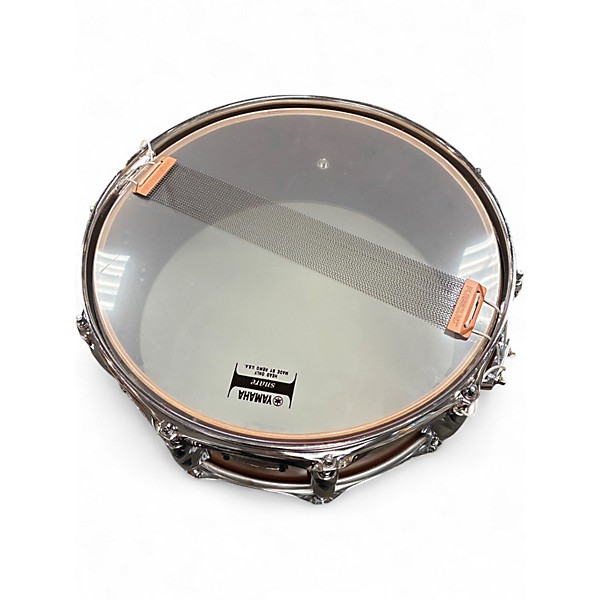 Used Yamaha 14X5.5 Recording Custom Birch Natural Drum
