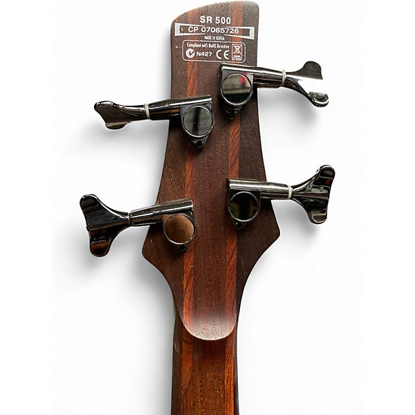 Used Ibanez SR500 Natural Electric Bass Guitar