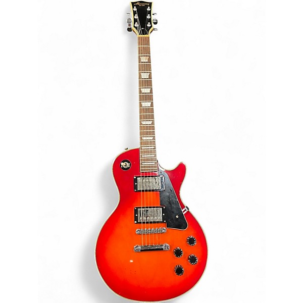 Used Harmony H90 2 Tone Sunburst Solid Body Electric Guitar