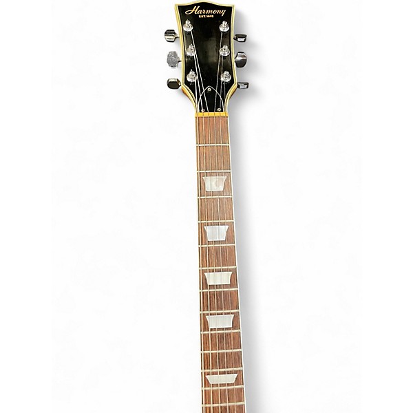 Used Harmony H90 2 Tone Sunburst Solid Body Electric Guitar