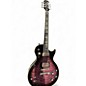 Used Epiphone Les Paul Custom Bats In Flight Dark Purple Burst Solid Body Electric Guitar thumbnail