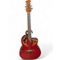 Used Ovation CE44-RR RED Acoustic Guitar thumbnail