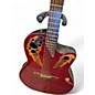Used Ovation CE44-RR RED Acoustic Guitar