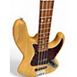 Used Fender Deluxe Jazz Bass NATURAL ASH Electric Bass Guitar
