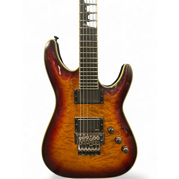 Used Schecter Guitar Research Blackjack ATX 2 Color Sunburst Solid Body Electric Guitar
