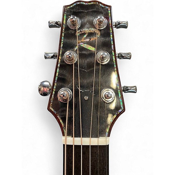 Used Michael Rowan Cimarron Small Body Trans Black Acoustic Electric Guitar