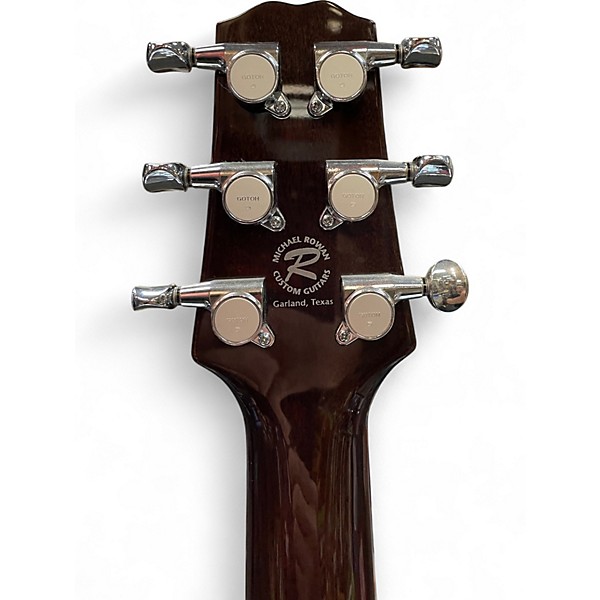 Used Michael Rowan Cimarron Small Body Trans Black Acoustic Electric Guitar