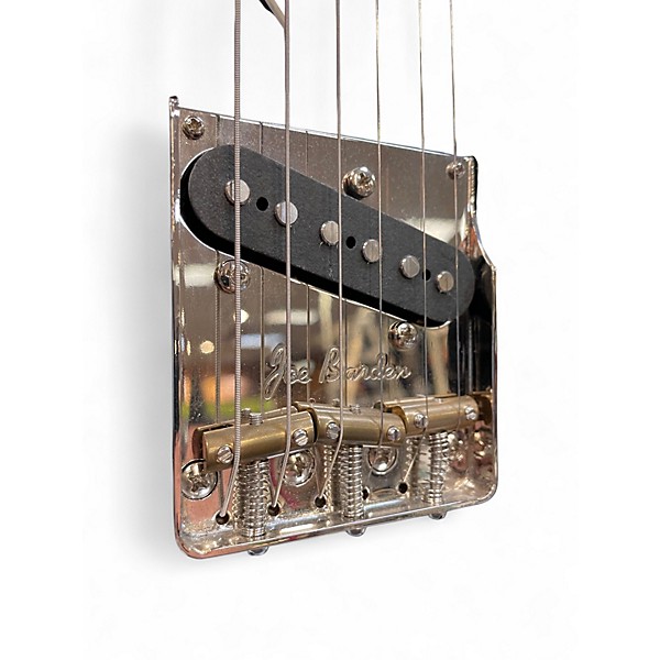 Used 2014 Roger Giffin Guitars TT Brazilian Rosewood Trans Black Solid Body Electric Guitar