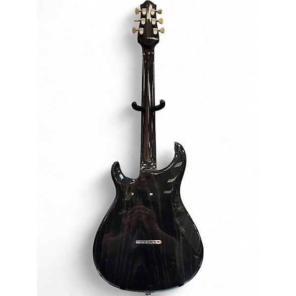 Used 2014 Roger Giffin Guitars TT Brazilian Rosewood Trans Black Solid Body Electric Guitar