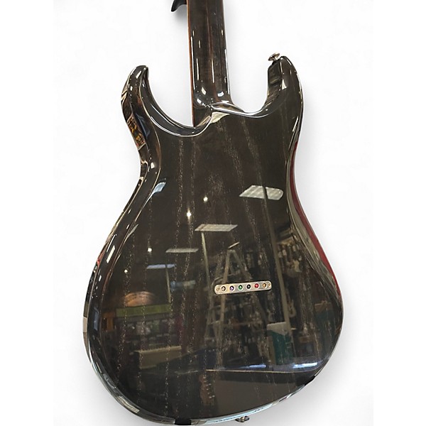 Used 2014 Roger Giffin Guitars TT Brazilian Rosewood Trans Black Solid Body Electric Guitar