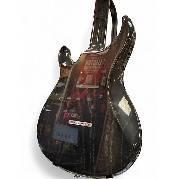 Used 2014 Roger Giffin Guitars TT Brazilian Rosewood Trans Black Solid Body Electric Guitar