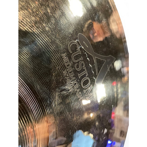Used Zildjian 16in A Custom Medium Crash Cymbal