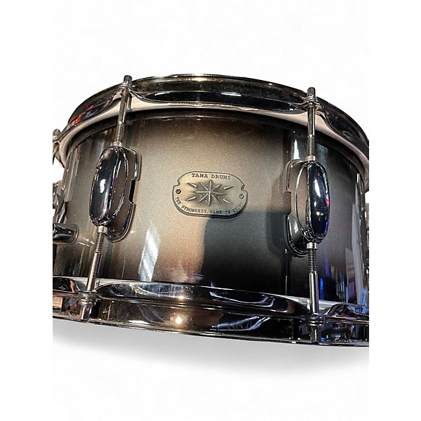 Used TAMA 6.5X13 Artwood Snare Black and Silver Drum