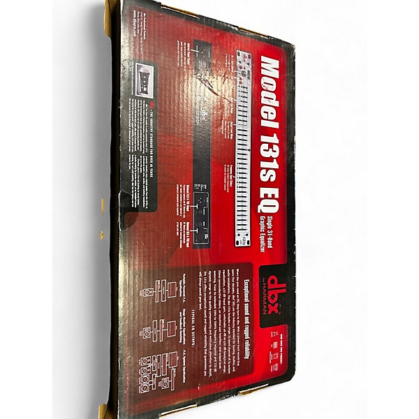 Used dbx 131S Single Channel 31-Band Graphic Equalizer